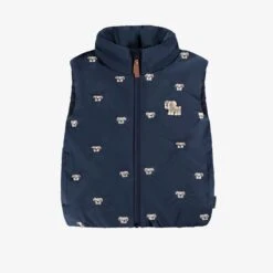 Veste Doudoune Sans Manches Bleu Marine, Enfant