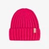 Tuque Rose Framboise En Tricot, Enfant