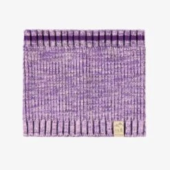 Cache-cou Mauve En Tricot, Enfant