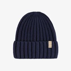 Tuque Bleu Marine En Tricot, Enfant