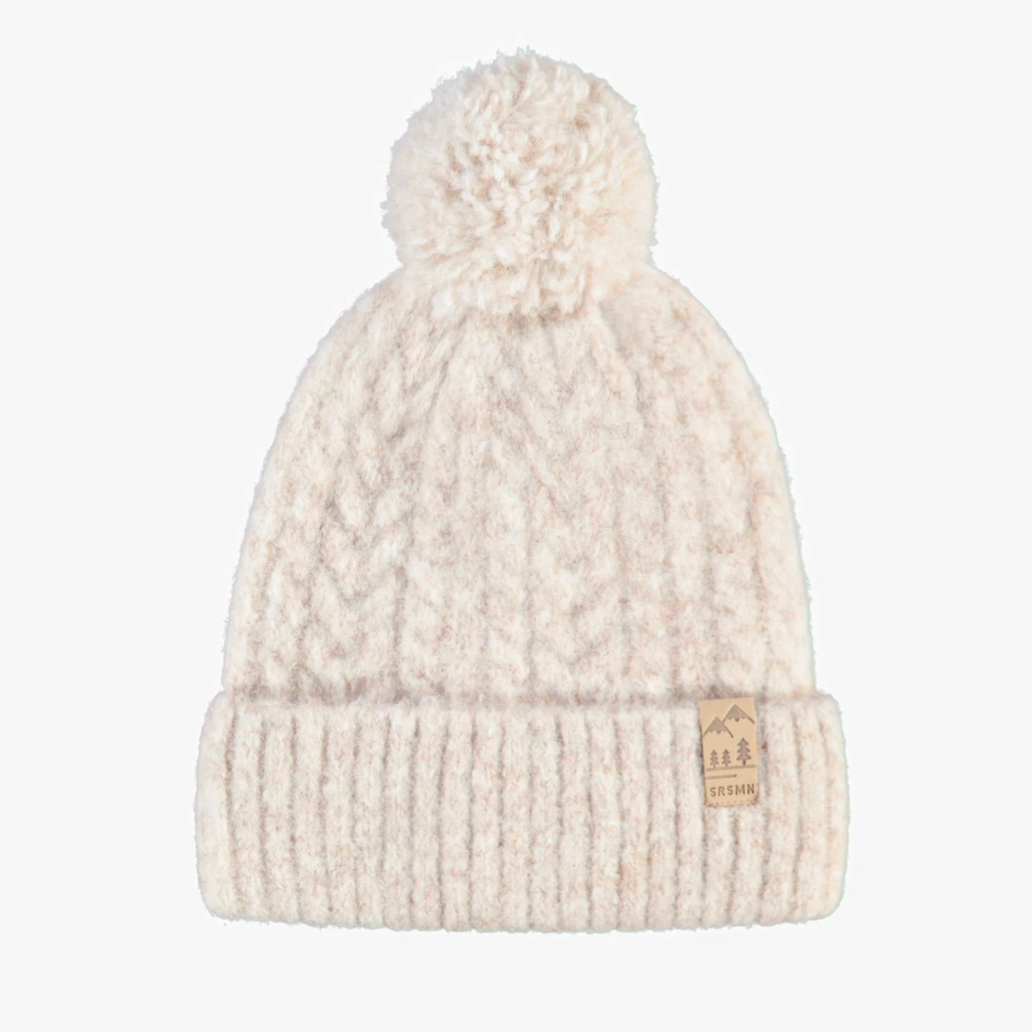 Tuque Beige En Tricot, Enfant 1 Tuque Beige En Tricot, Enfant