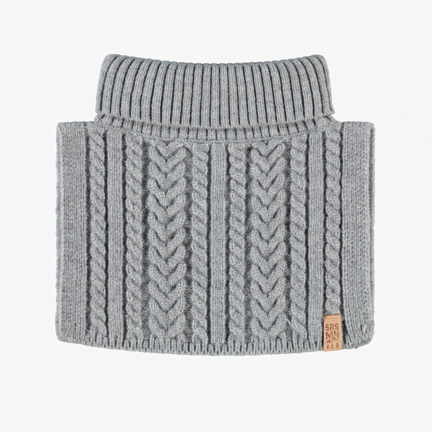 Cache-cou Gris En Tricot, Enfant 1 Cache-cou Gris En Tricot, Enfant