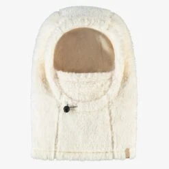 Passe-montagne Crème En Peluche, Enfant
