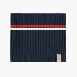 Cache-cou Bleu Marine En Tricot, Enfant