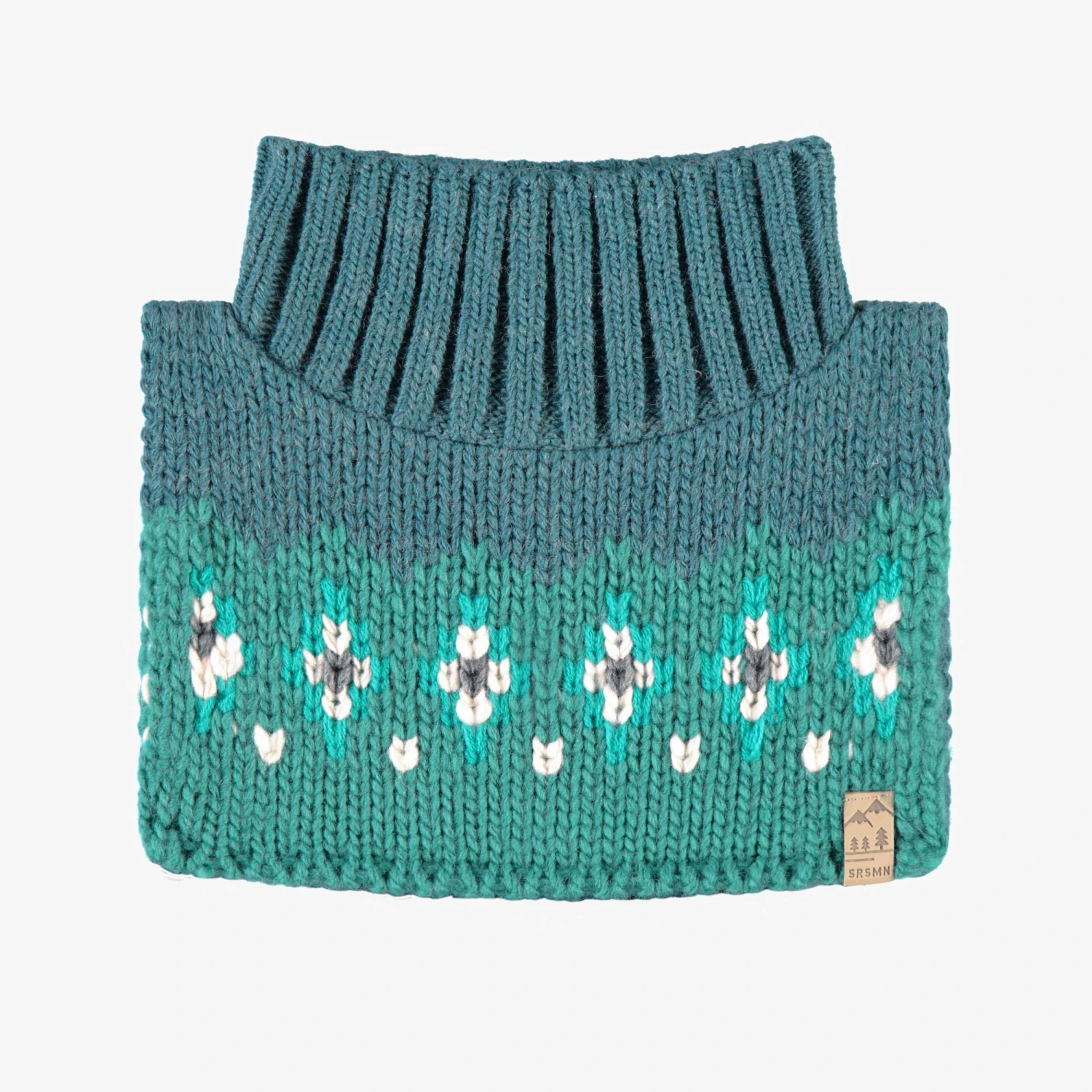 Cache-cou Turquoise En Tricot Avec Motifs, Enfant 1 Cache-cou Turquoise En Tricot Avec Motifs, Enfant