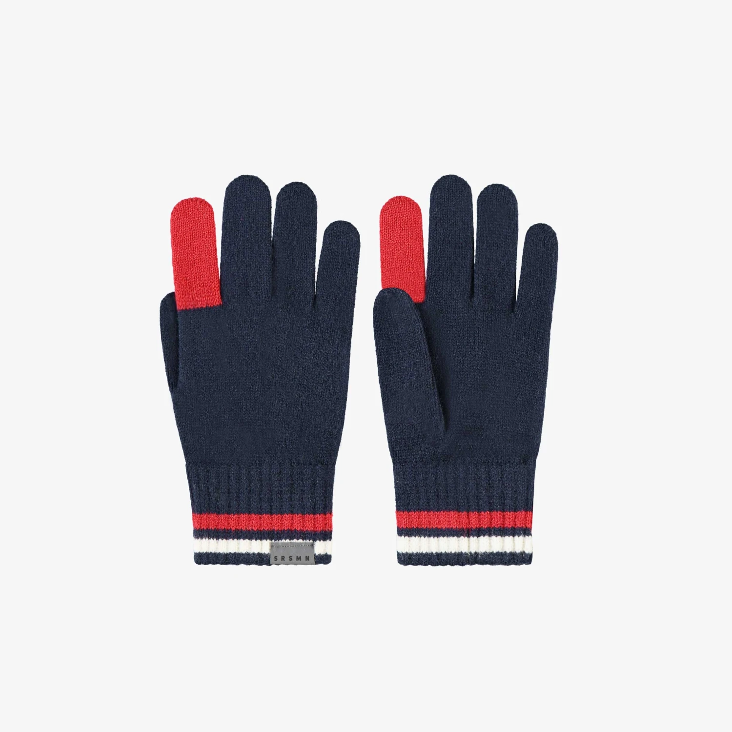 Gants Bleu Marine En Tricot, Enfant 1 Gants Bleu Marine En Tricot, Enfant