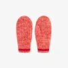 Mitaines Orange En Tricot, Enfant