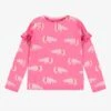 T-shirt Rose Avec Motifs D’hippopotames, Enfant