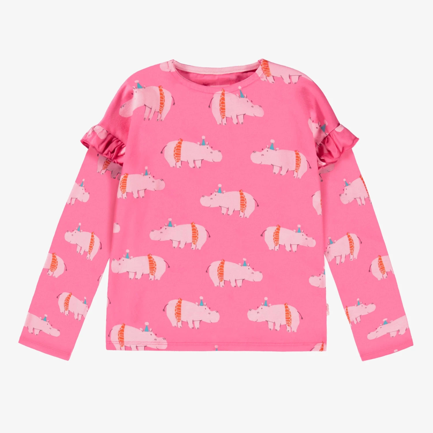 T-shirt Rose Avec Motifs D’hippopotames, Enfant 1 T-shirt Rose Avec Motifs D’hippopotames, Enfant