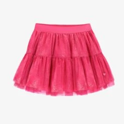 Jupe Tutu Rose En Tulle Souple, Enfant