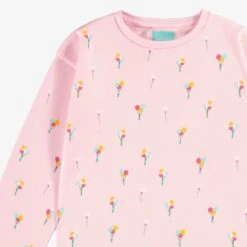 T-shirt Rose à Motifs De Ballons, Enfant 10 T-shirt Rose à Motifs De Ballons, Enfant -Souris Mini Boutique F25C3009C Detail