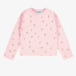 T-shirt Rose à Motifs De Ballons, Enfant