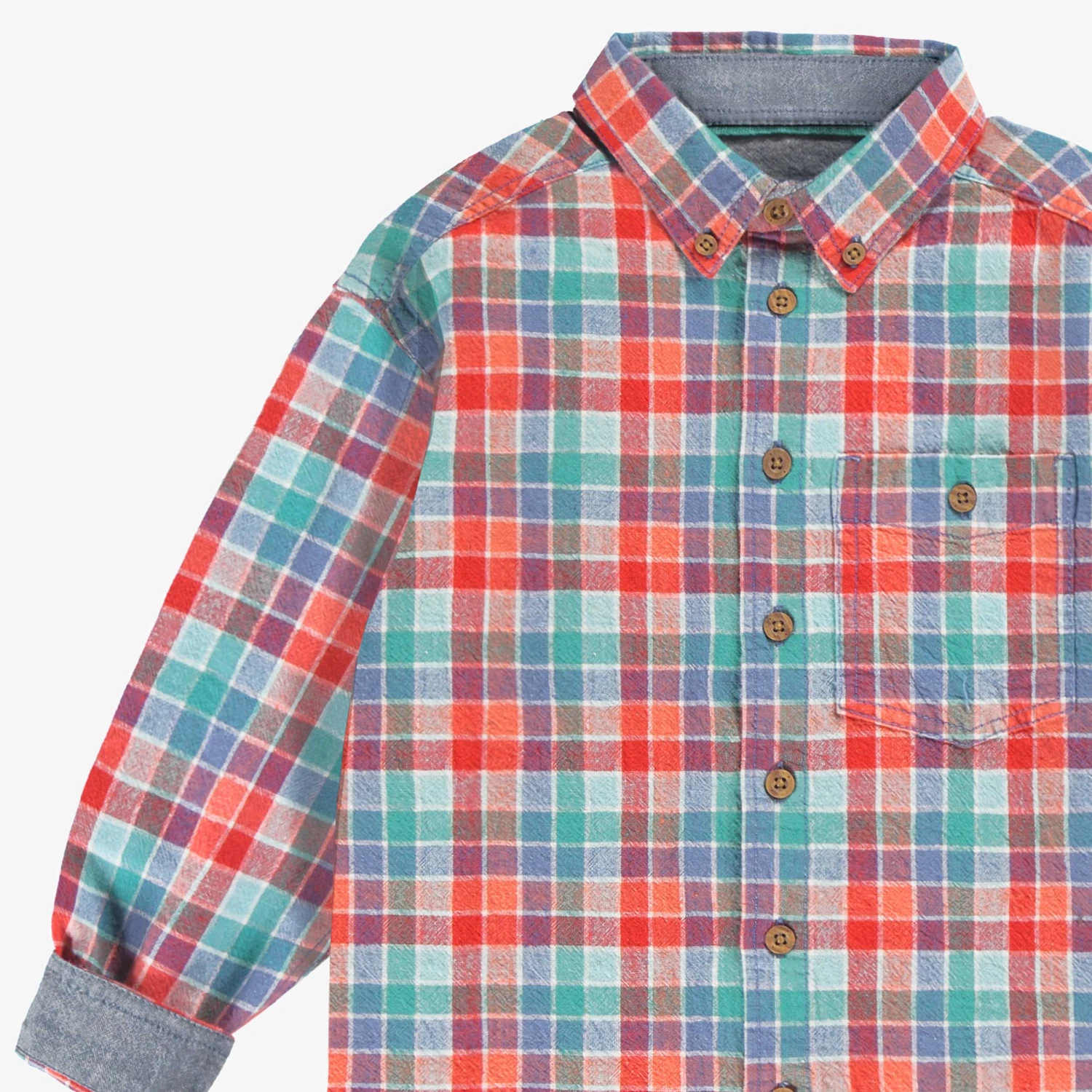 Chemise Colorée à Carreaux, Enfant 5 Chemise Colorée à Carreaux, Enfant – Image 5