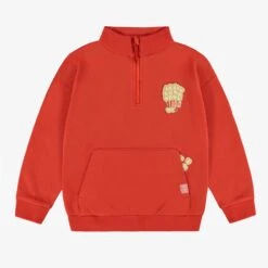 Chandail Rouge En Coton Français, Enfant