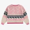 Chandail Rose En Tricot, Enfant