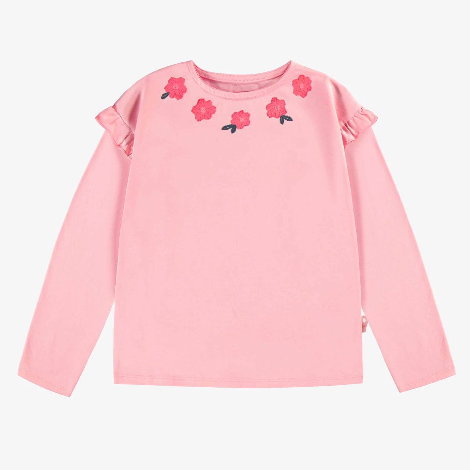 T-shirt Rose à Motif Floral, Enfant 1 T-shirt Rose à Motif Floral, Enfant
