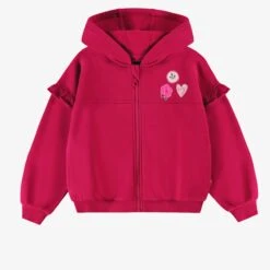 Veste Fuchsia à Capuchon, Enfant