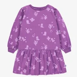 Robe Mauve à Motifs Western, Enfant