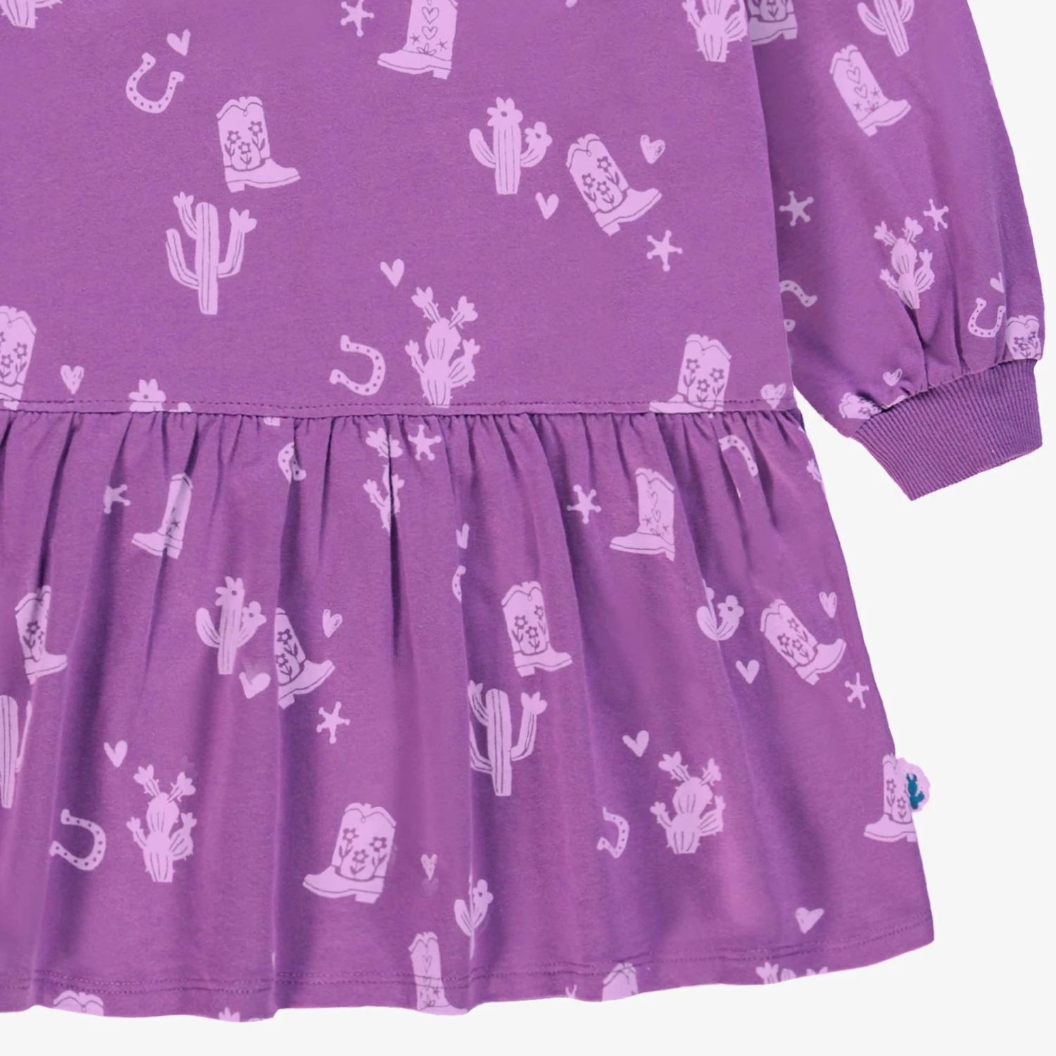 Robe Mauve à Motifs Western, Enfant 6 Robe Mauve à Motifs Western, Enfant – Image 6