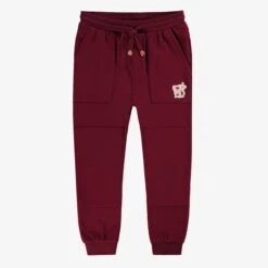 Pantalon Bourgogne Style Jogger, Enfant