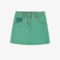 Jupe Turquoise En Denim, Enfant