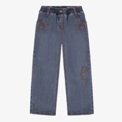 Jean Bleu Coupe Décontractée, Enfant