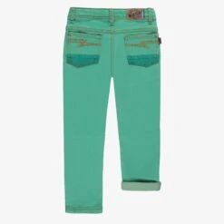 Jean Turquoise Coupe Régulière, Enfant 14 Jean Turquoise Coupe Régulière, Enfant -Souris Mini Boutique F25C3903C 98 B2