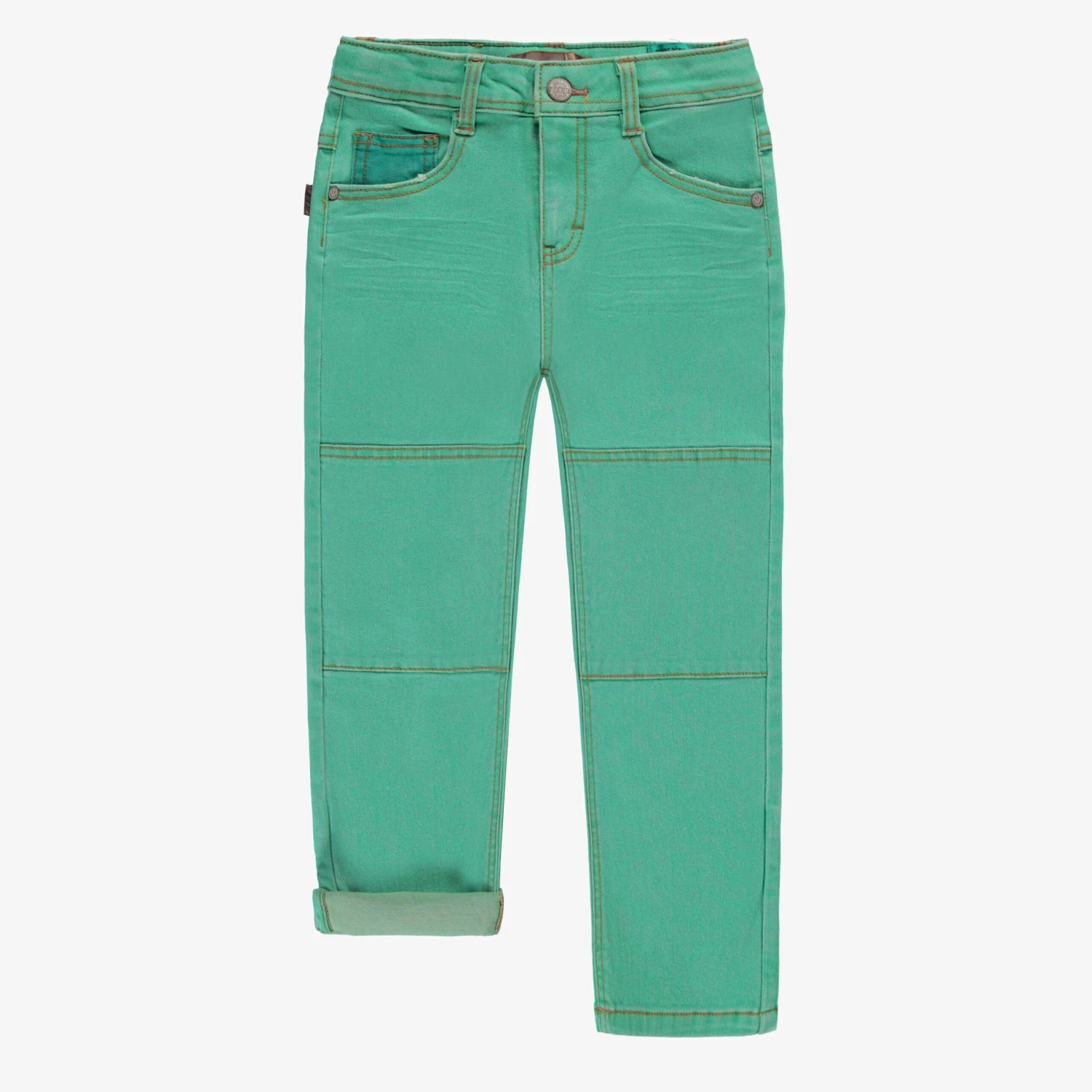 Jean Turquoise Coupe Régulière, Enfant 1 Jean Turquoise Coupe Régulière, Enfant