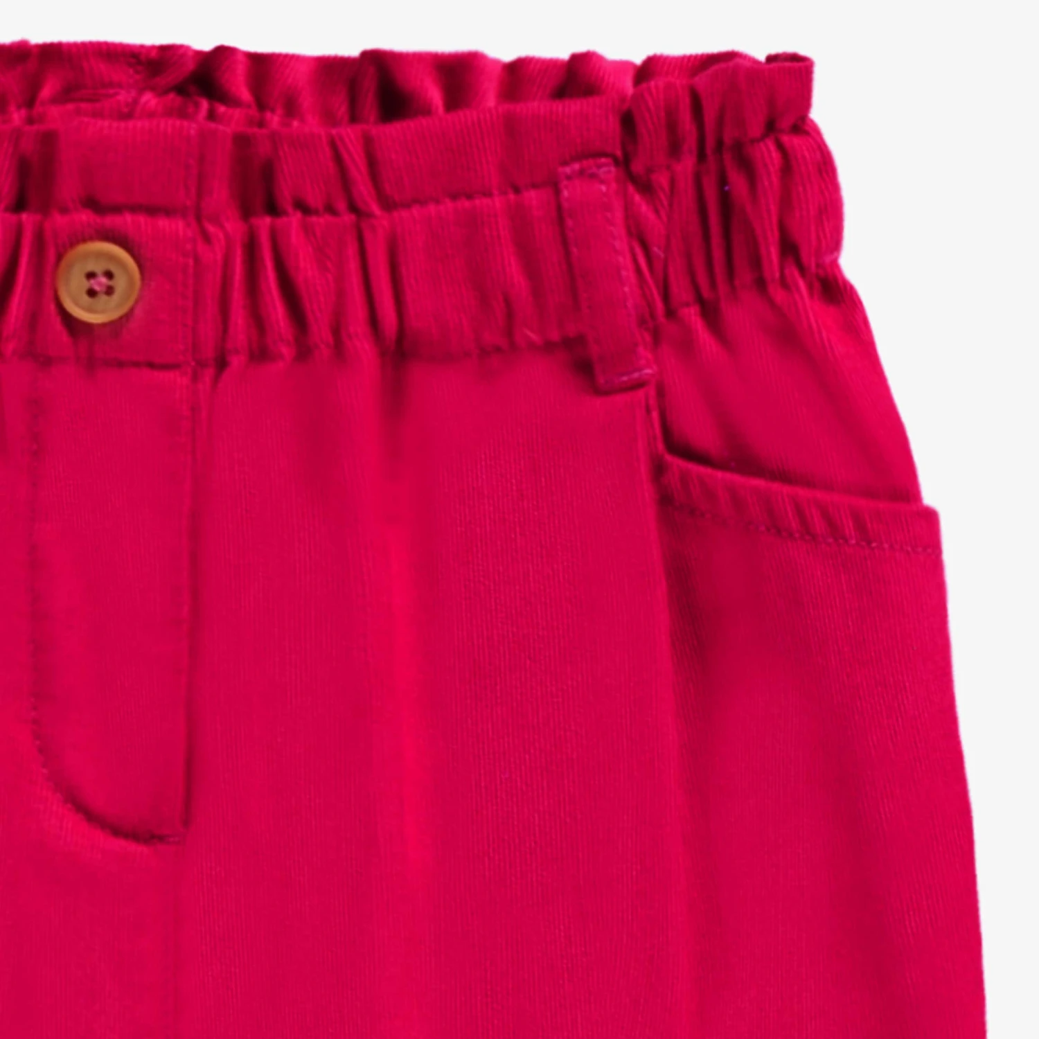 Pantalon Rose En Velours Côtelé, Enfant 2 Pantalon Rose En Velours Côtelé, Enfant – Image 2