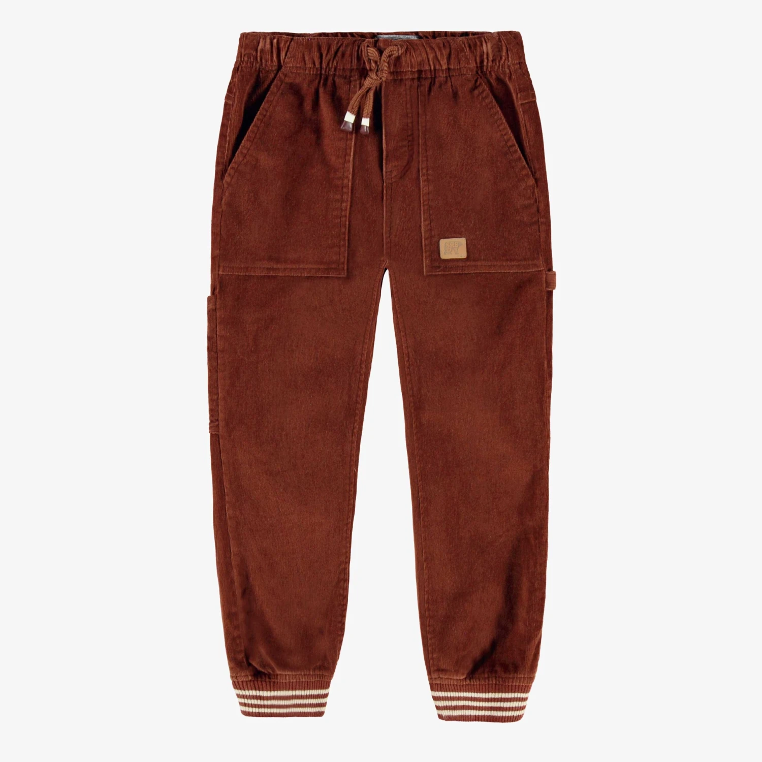 Pantalon Brun En Velours Côtelé, Enfant 1 Pantalon Brun En Velours Côtelé, Enfant