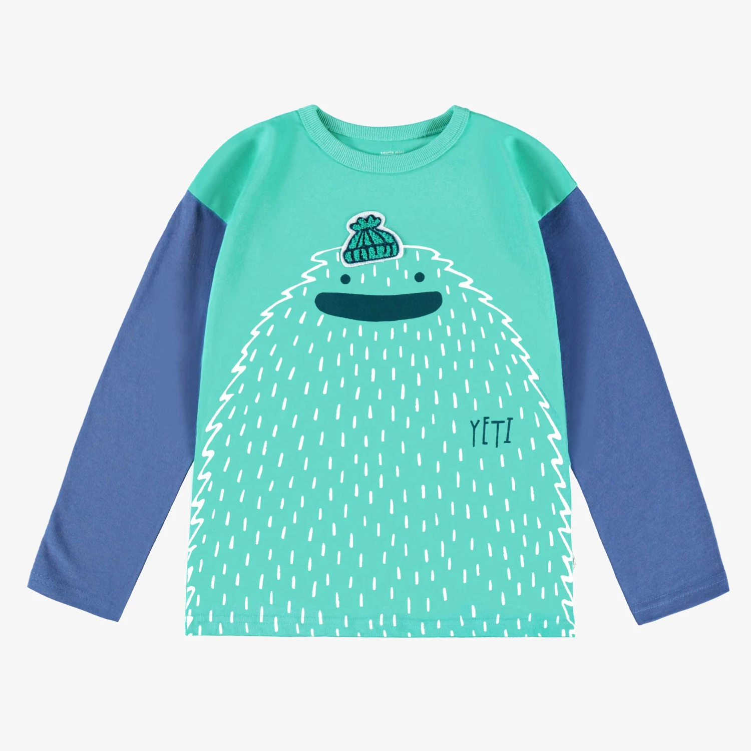 T-shirt Turquoise Avec Illustration, Enfant 1 T-shirt Turquoise Avec Illustration, Enfant
