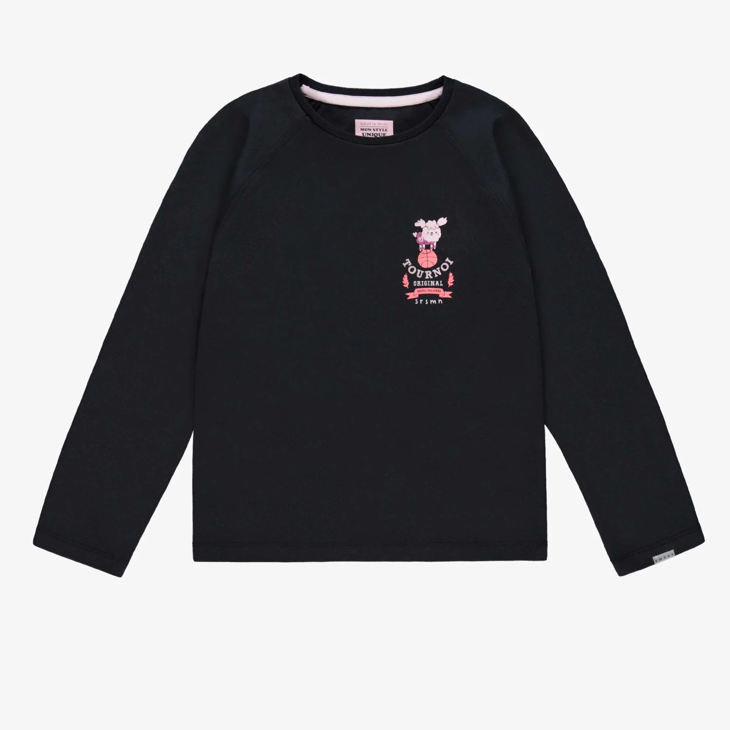 T-shirt Noir Avec Illustration, Enfant 1 T-shirt Noir Avec Illustration, Enfant