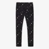 Legging De Sport Noir à Motifs, Enfant