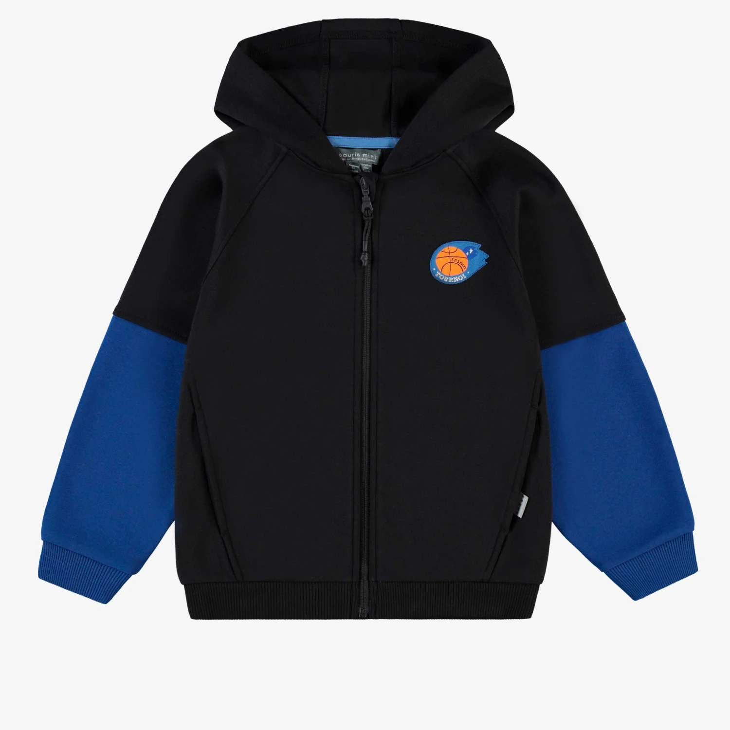 Veste à Capuchon Noire, Enfant 1 Veste à Capuchon Noire, Enfant