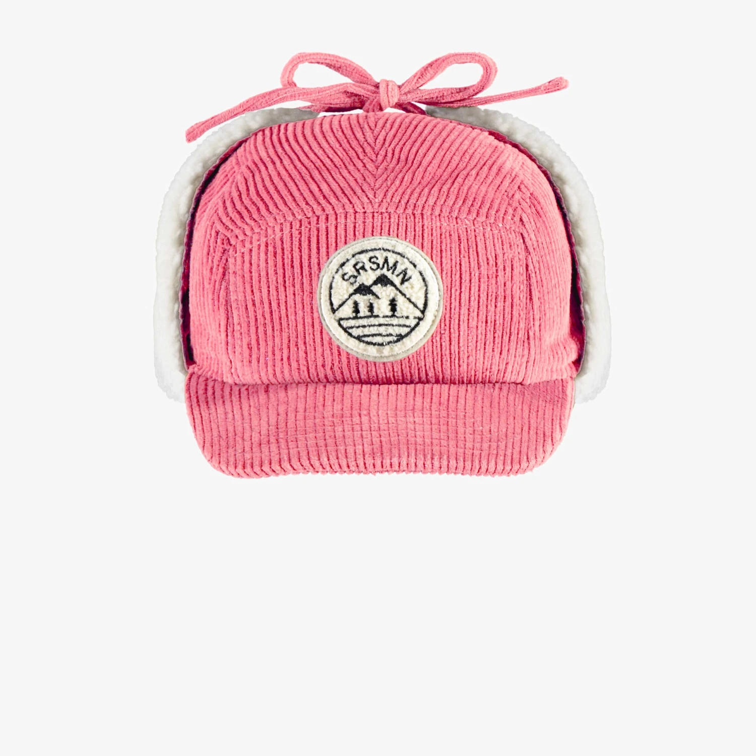 Casquette Rose En Velours Côtelé, Enfant 2 Casquette Rose En Velours Côtelé, Enfant – Image 2