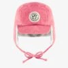 Casquette Rose En Velours Côtelé, Enfant