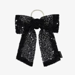 Boucle à Cheveux à Paillettes Noires, Enfant