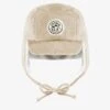 Casquette Crème En Velours Côtelé, Enfant