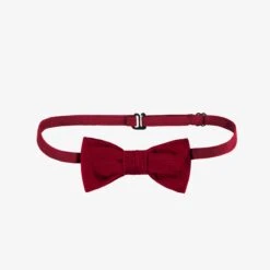 Nœud Papillon Rouge En Twill, Enfant