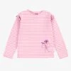 T-shirt Lilas à Rayures, Enfant