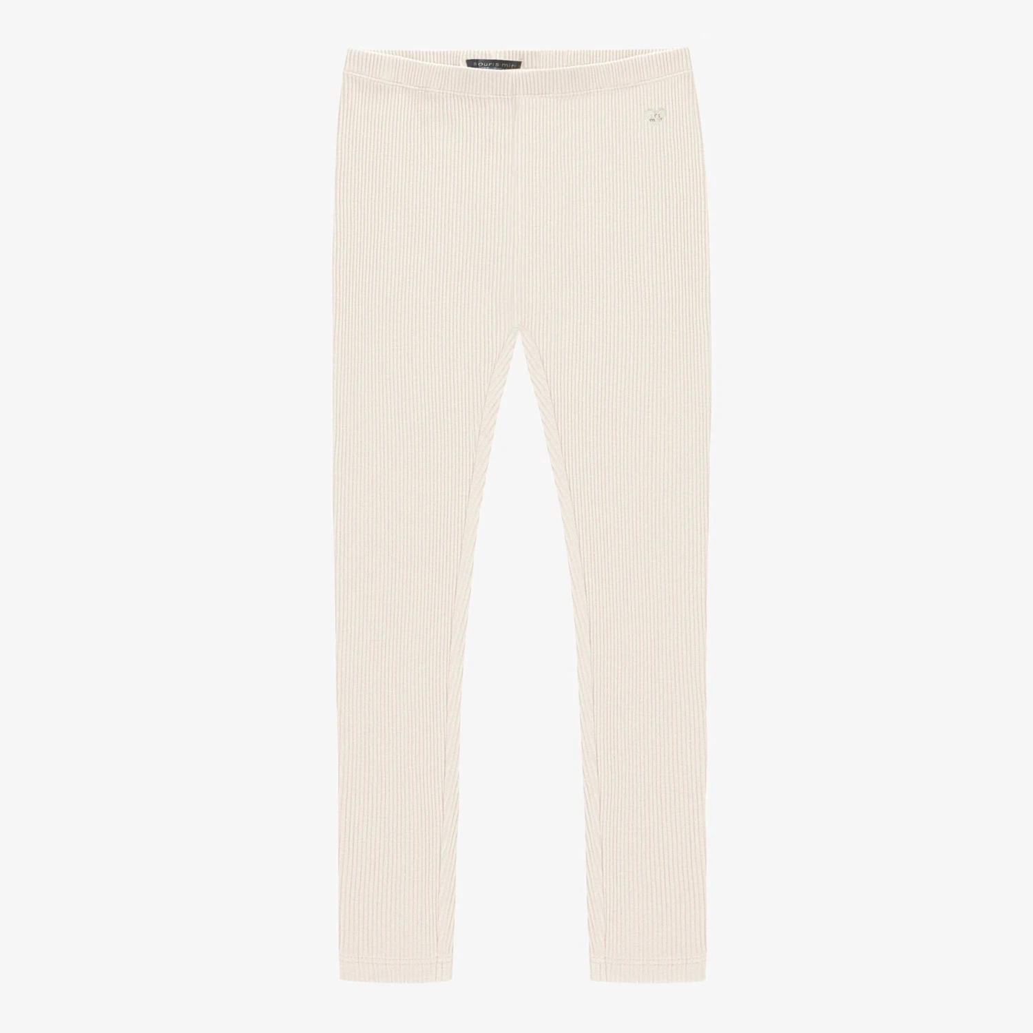Legging Crème En Tricot Côtelé, Enfant 1 Legging Crème En Tricot Côtelé, Enfant