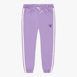 Pantalon Mauve Style Jogger En Molleton, Enfant