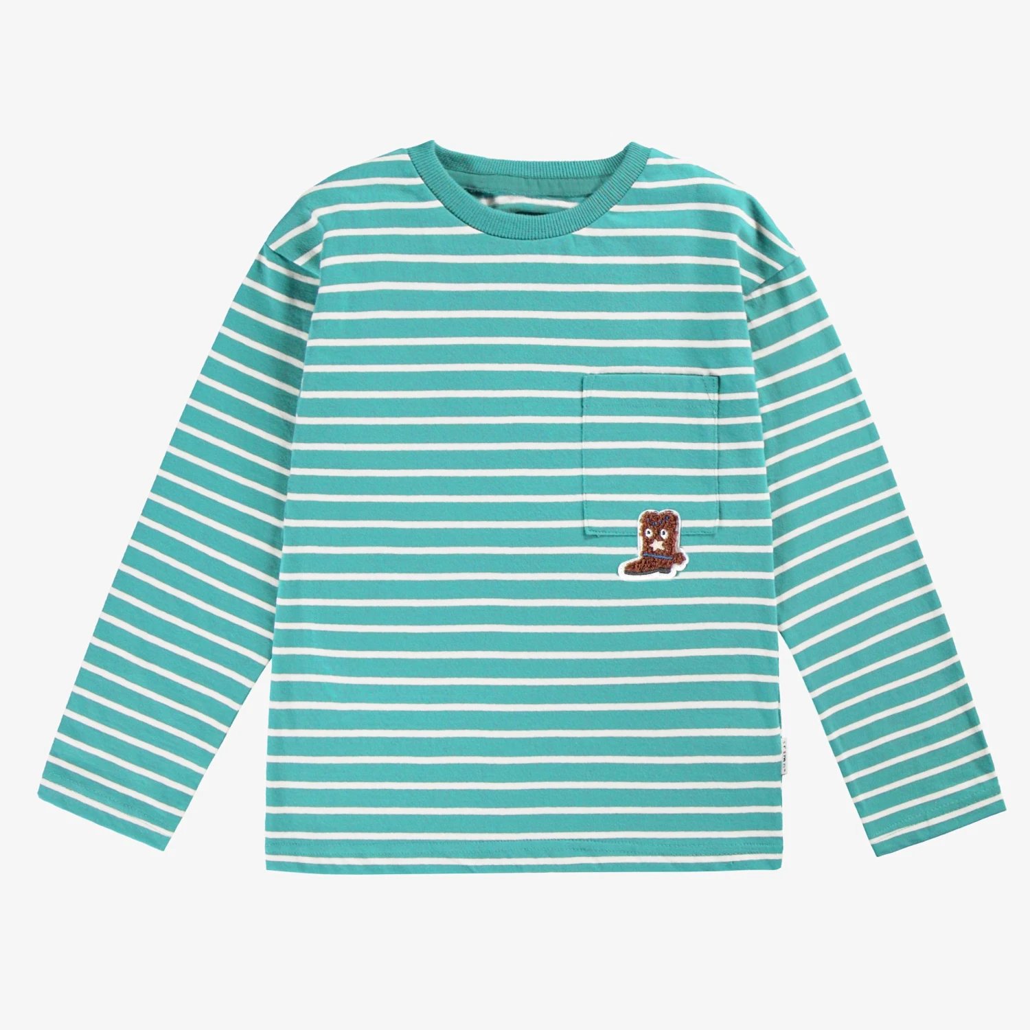 T-shirt Turquoise à Rayures, Enfant 1 T-shirt Turquoise à Rayures, Enfant