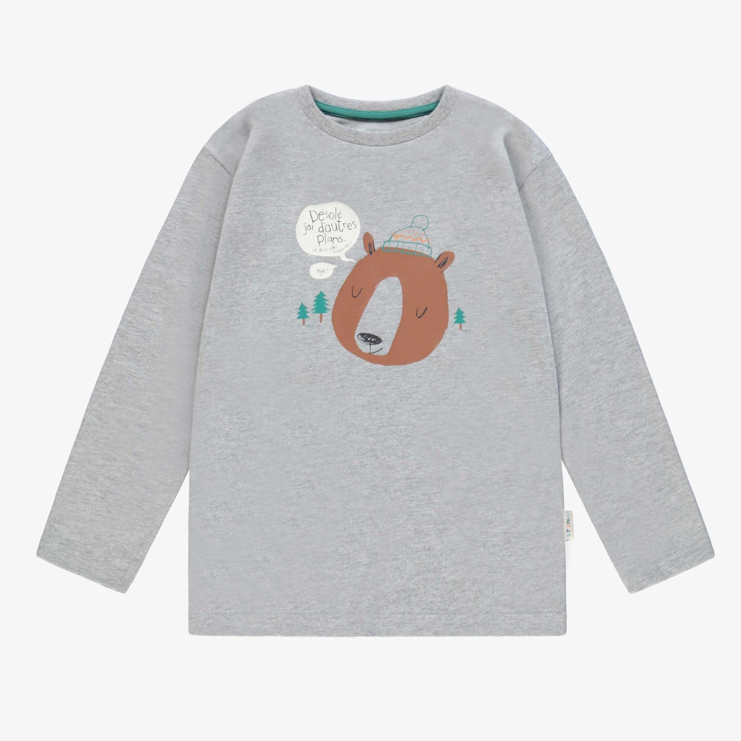 T-shirt Gris Avec Illustration, Enfant 1 T-shirt Gris Avec Illustration, Enfant