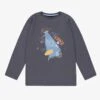 T-shirt Gris Foncé Avec Illustration, Enfant