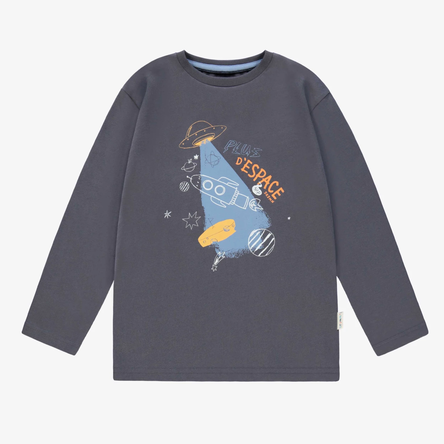 T-shirt Gris Foncé Avec Illustration, Enfant 1 T-shirt Gris Foncé Avec Illustration, Enfant
