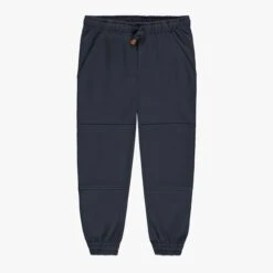 Pantalon Bleu Marine Style Jogger, Enfant
