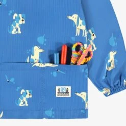 Couvre-tout Bleu à Rayures Et Motifs De Chiens, Enfant -Souris Mini Boutique F25C5901C 98 PochetteDetail5