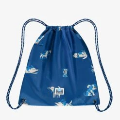 Sac Tout Usage Bleu Foncé à Motifs De Chiens, Enfant