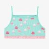 Camisole Courte Turquoise à Motifs De Gâteaux, Enfant